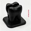 Decorative Tooth Shaped Name Card Box Clinic Reception Desktop Display Stand Office Desk Decor