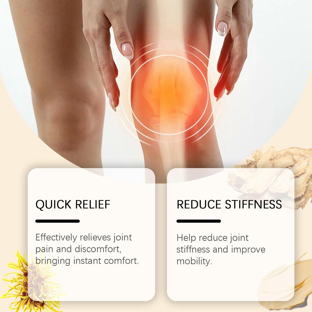 30g Ginger Herbal Care Cream Relieve Joint Muscle Lumbar Elbow Soreness Topical Joint Care Cream