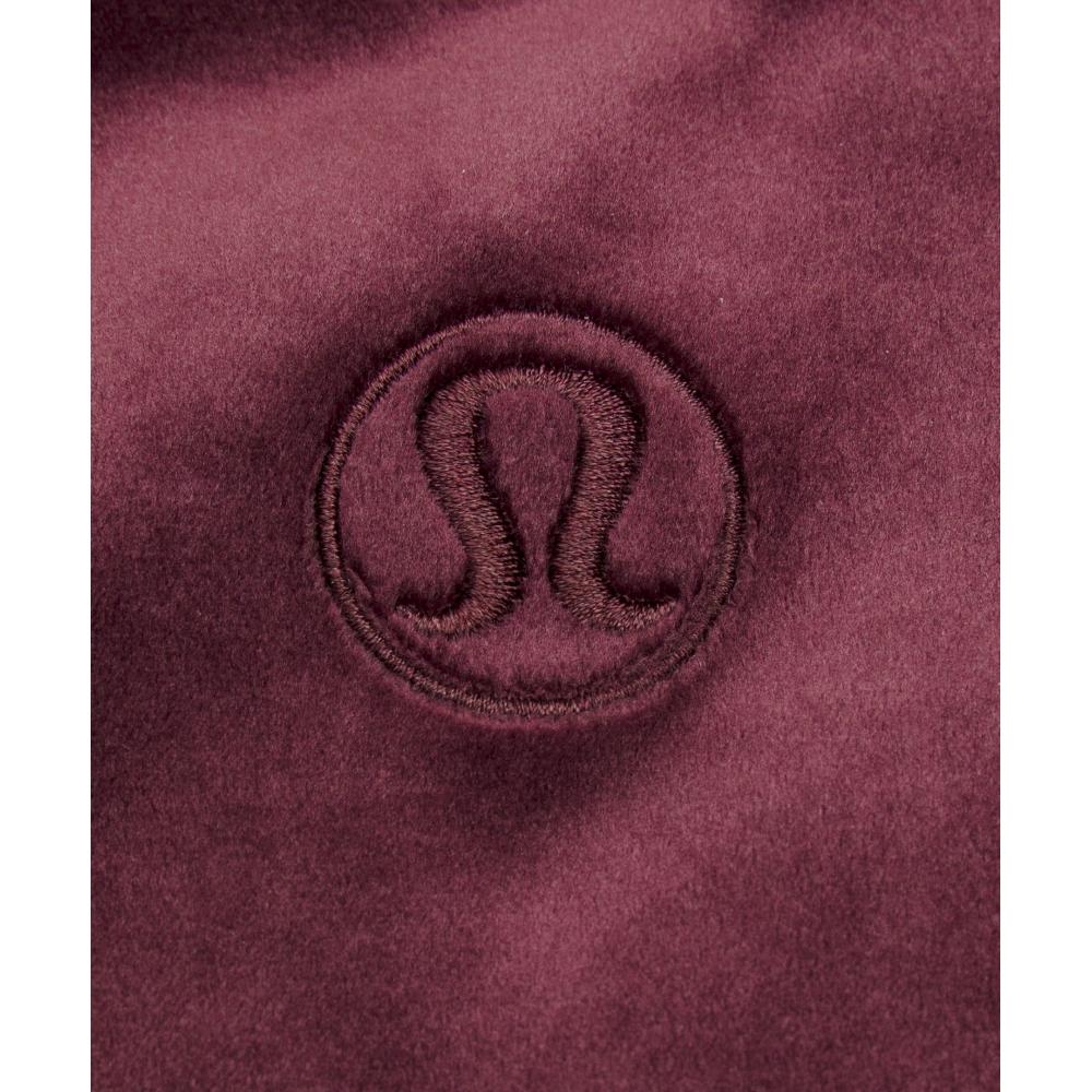 Lululemon Scuba Collegejacke Samt Granatrot