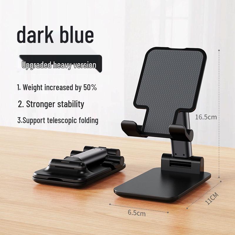 Foldable Telescopic Desktop Phone & Tablet Holder - Portable & Multi-use Gift чёрный