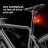 Luz trasera inteligente para bicicleta, luz de freno LED de seguridad para ciclismo nocturno