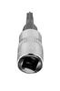 TORX TX15 Bit On 1/4" Socket, Short, 37 Mm