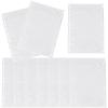 Zippered Pocket B5 Clear Clear Zippered Receipt Zipper Convenient Storage Binder, 26-hole File, Pockets, Pockets, File, Loose-leaf File, Refill,