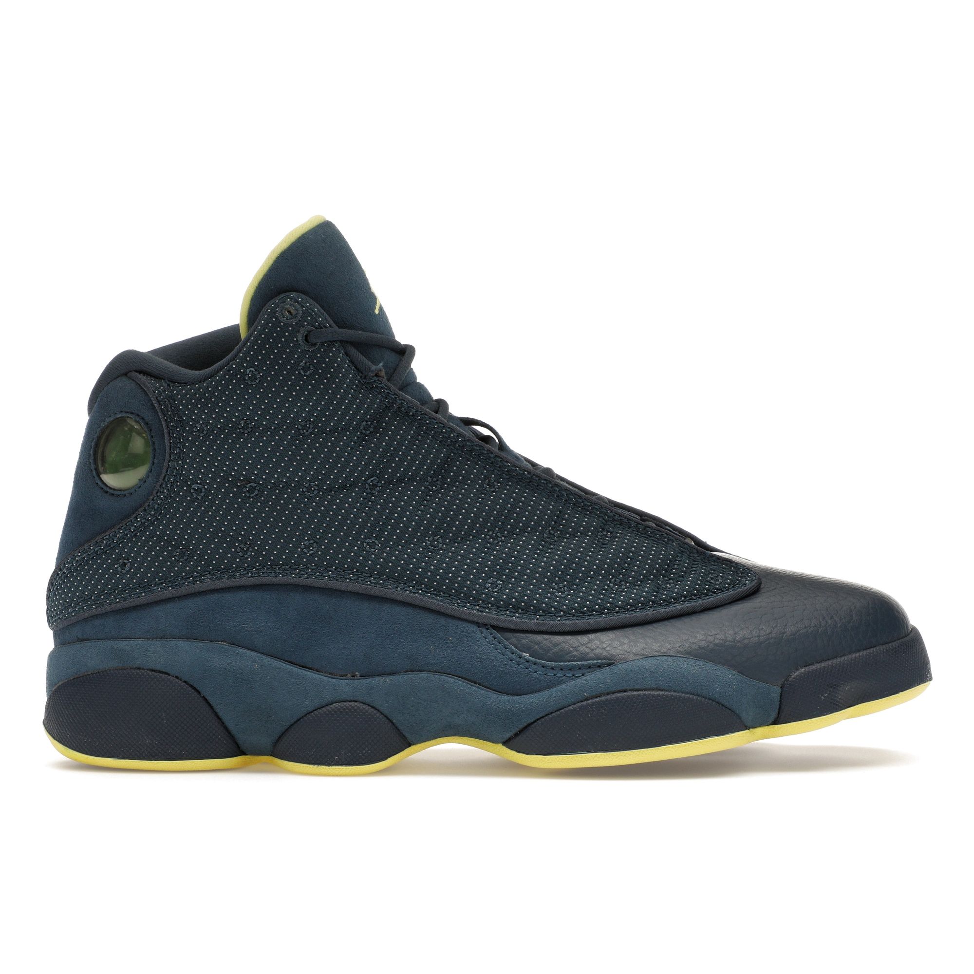 

Мужские кроссовки Air Jordan 13 Retro Squadron Blue Electric-Yellow Black 414571-405