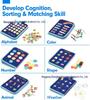Montessori Early Childhood Educational Felt Learning Board: Teaches Dressing and Shoelace Tying.