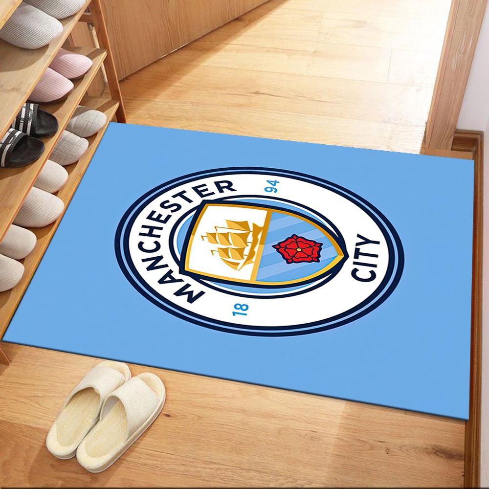 Manchester City Floor Rug Office Rug Perfect For Kitchen Dormitory Study Room Decorate Room Antislip Rug Office Home Decor Wedding Party Gift