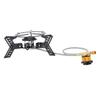 Camping Stove Portable Split Foldable Cassette Stove with Quick Ignition System for Outdoor