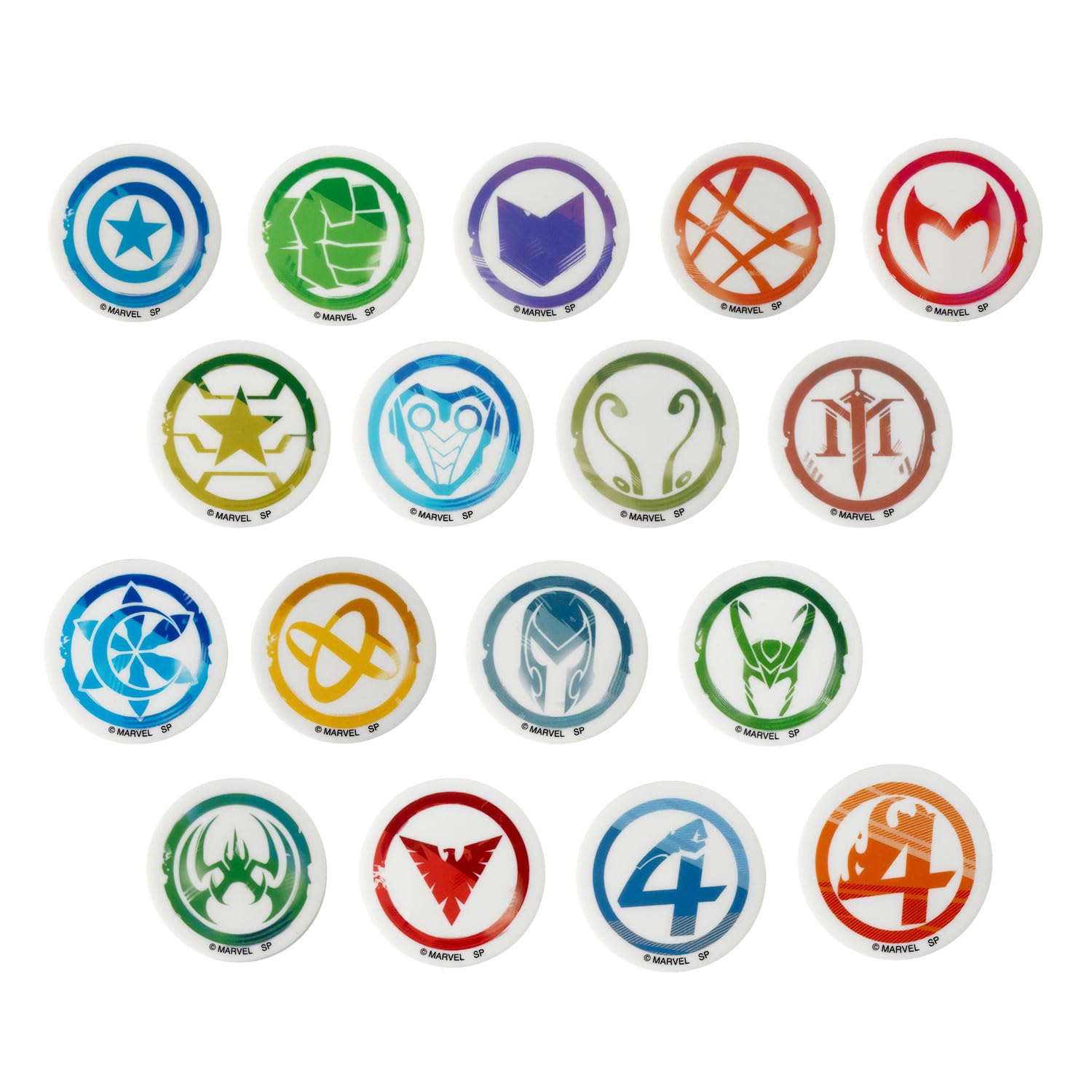 

Small Planet Marvel Acrylic Badge B Marvel Rivals Blind Wrapped Complete Set of 17 Types
