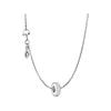 Pandora Transparent bright little charm silver 925 silver necklace / pendant women's style 791359CZ
