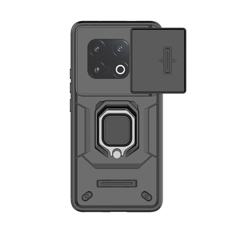 Ring Bracket Phone Case For Vivo iQOO 13 5G China Celulares For iQOO 13 Sliding Window Shockproof Hard Funda Back Cover