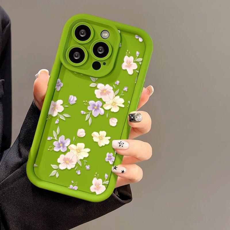 Colored Small Flowers for iPhone17PorMax Mobile Phone Case 17 Apple 16 Matte 14/15 Foreign Trade Factory
