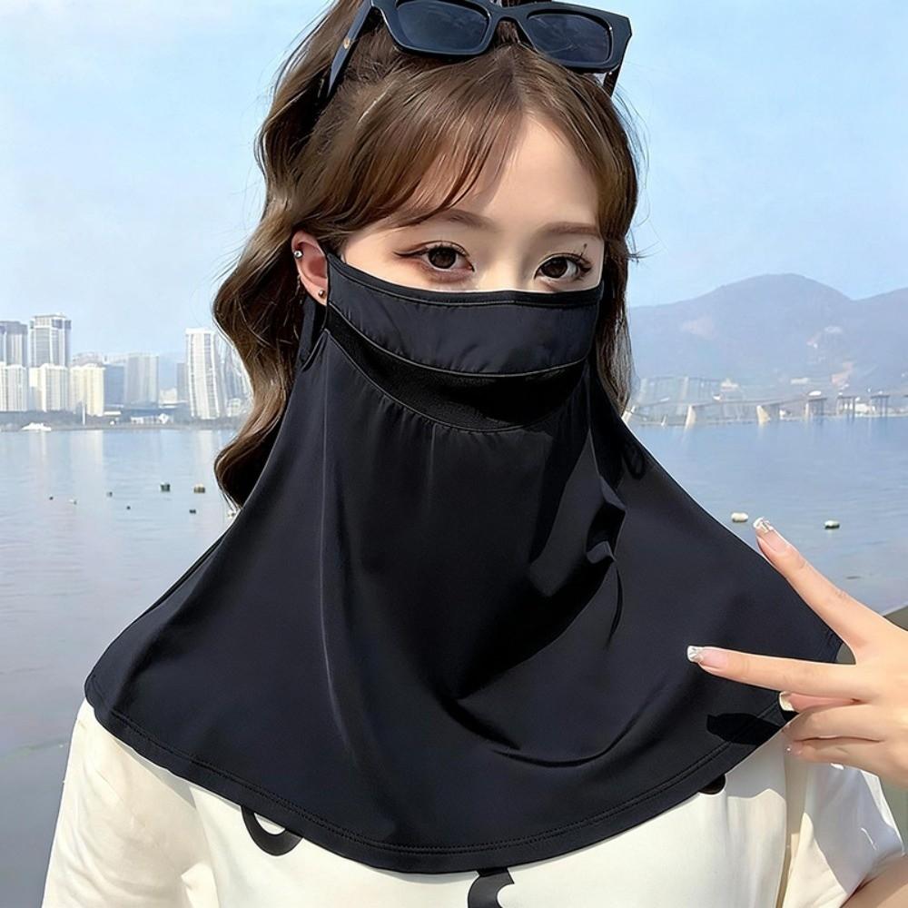 Breathable Face Mask Adjustable Neck Protection Cover Fashion UV-Proof Mask  for Sun Protection