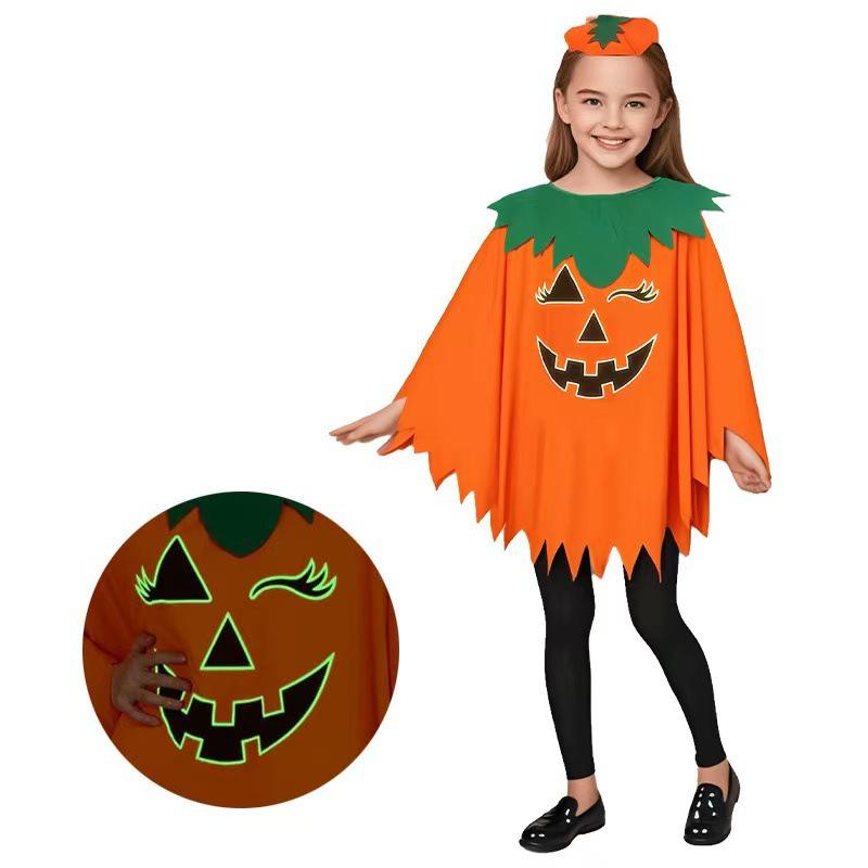 Mantello di Zucca di Halloween Unisex per Cosplay e Feste