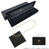 18K Gold Necklace K18 Triple Kihei Chain Made In Japan Certification Stamp 12g 50cm Middle Clasp [Fairy Kallet] 8-sided Approx.