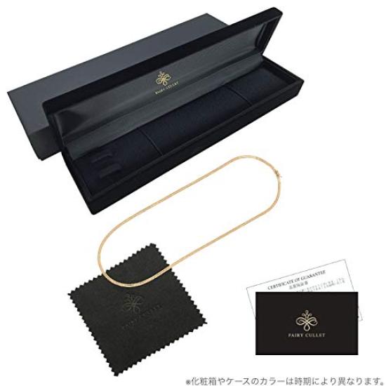 18K Gold Necklace K18 Triple Kihei Chain Made In Japan Certification Stamp 12g 50cm Middle Clasp [Fairy Kallet] 8-sided Approx.