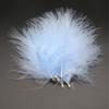 FeatherVelvet Feathers with Metal Clip Buckle, Turkey Plumas, DIY Feather Jewelry, Craft, Dream Catcher, Decoration Material, 10-12cm
