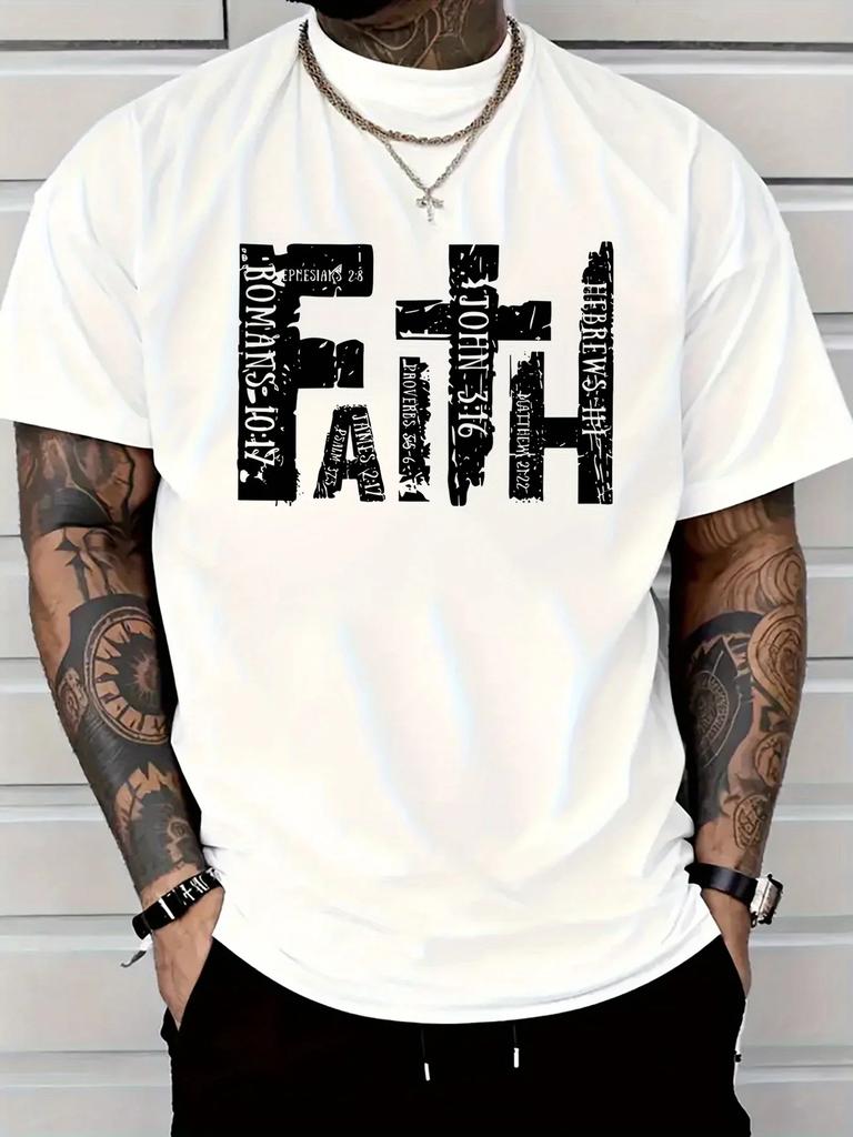 Retro Letter Graphic Printed Men's Luxury Cotton Short Sleeved T-shirt for Summer Unisex Men's and Women's Streetwear Trend