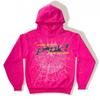 Spider Web Print Hooded Sweatshirt Unisex Oversized Streetwear Pullover 2025