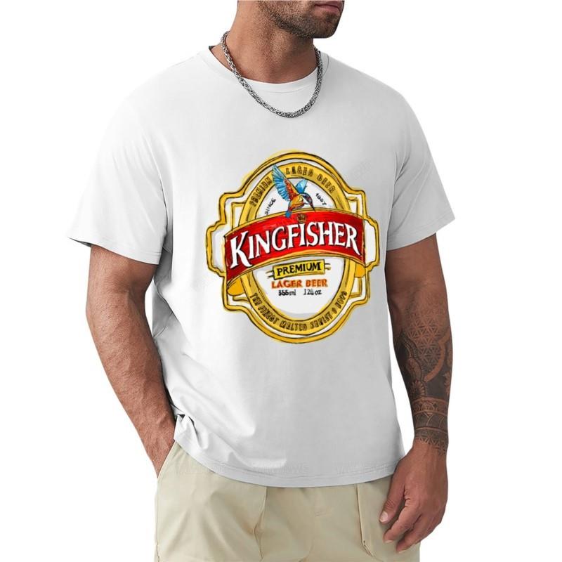 Men Tshirt Brand Tops Summer Kingfisher Lager POP TShirt Funny T Shirt Boys Animal Print Shirt Tshirts Man Funny T Shirts