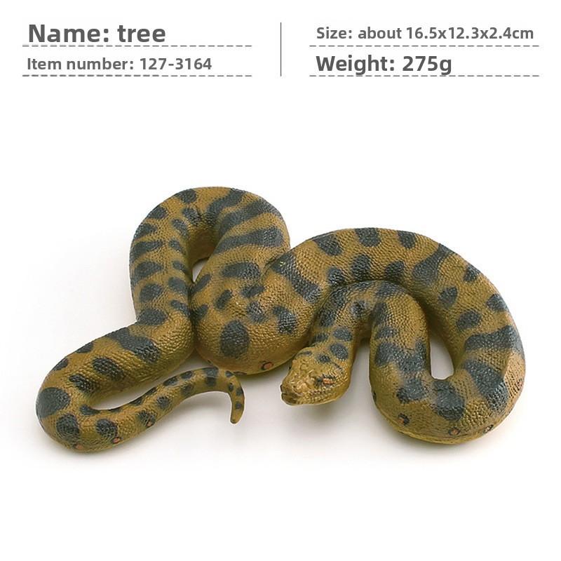 Reptile Simulation Pvc Corallus Enydris Model For Kids Play And Classroom Decor