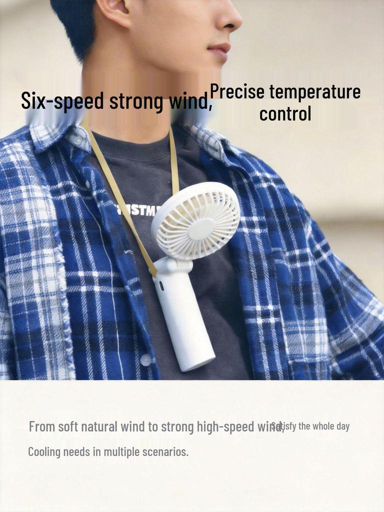 Rechargeable Mini Portable Handheld Fan for Office & Travel