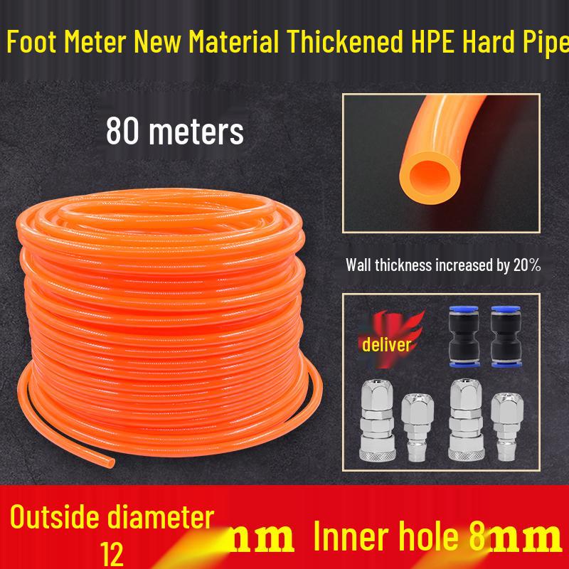 High-Pressure Air Hose for Stone Paint Spray Gun, 12x8mm