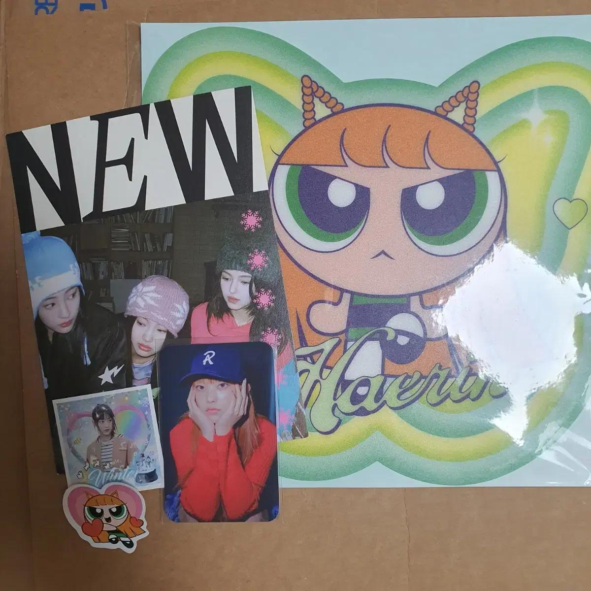 

Newjeans Harrin Mouse Pad Unopened+postcard+bigongoodfoca+domu Song