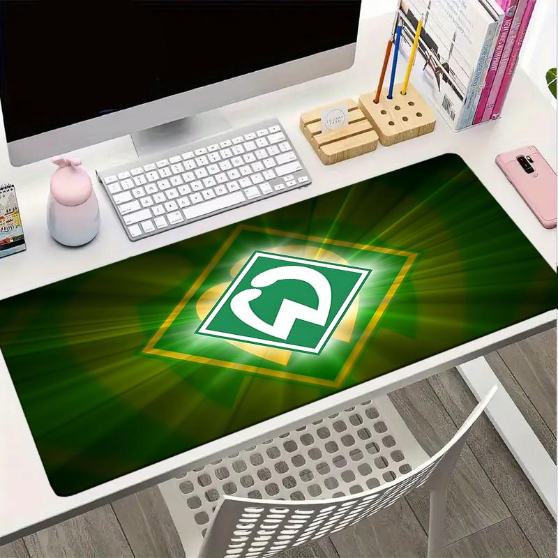 Green Bremen Pattern Mouse pad, Gaming Mouse Pad, keyboard pad, Desk Decor for computer notebook Fan Gift Birthday Gift