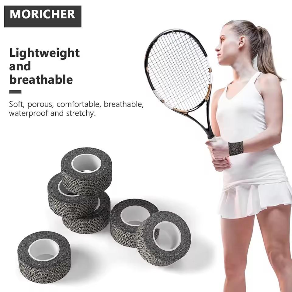 Benda Adesiva Multifunzionale Elastica Traspirante Sportiva Non Tessuta Wrap Nastro per Dita per Polso Caviglia Pronto Soccorso Benda Sportiva