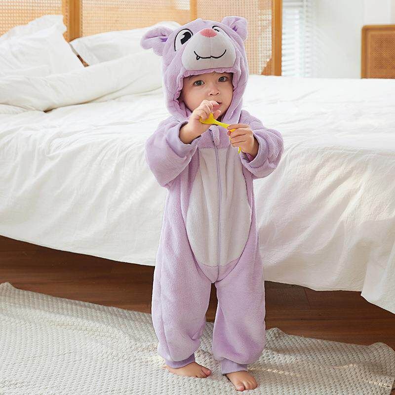 Newborn Baby Child Animal Jumpsuit Performance Wear Baby Cute Crawling Suit Baby Flannel Pajamas Costumes