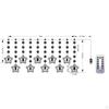 Christmas String Lights Snowflake Fairy Warm White for Party Bedroom