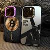 Luxury Bitcoin  Phone Case For  Mi 14T 14 3 12T 13T Pro 11 Lite 5G NE POCO M6 F6 F5 X6 M6 Electroplate Silver IMD Cover