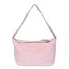 MIUMIU Excellent condition 5NE841 Pile material terry cloth mini bag canvas staple one-shoulder bag Handbag Pink / GD HardwareUsed