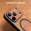 Business Faux Artificial Leather Phone Cases for For Iphone 17 16 15 14 13 12 11 Pro Max for  Magnetic Wireless Charge Cover