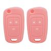 Cocolockey Silicone Rubber Car Key Cover Case For Chevrolet Cruze Aveo Malibu Cruze Spark Sail For Buick Keys Protection Holder