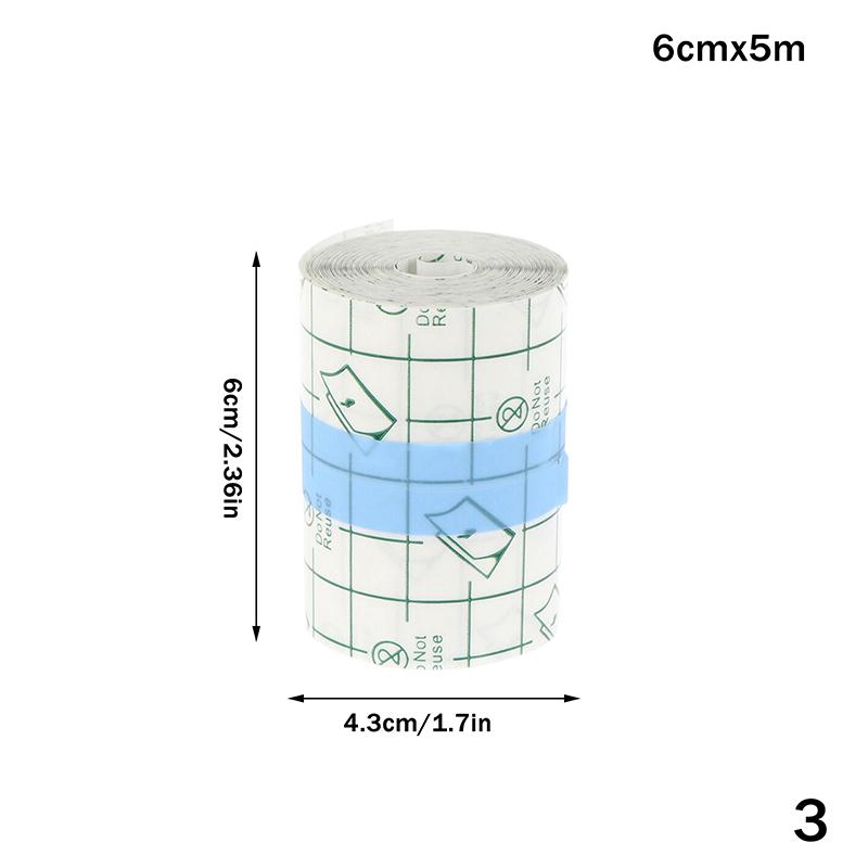 5/10M Medical Bandage Waterproof Tattoo Wound Repair Film Transparent Dressing Adhesive Skin Breathable Tape Plaster Sticker