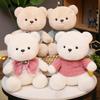 Cute Stuffed  Bear Dolls Soft Plush Toys Pink Blue Kawaii Cotton Cartoon Animals Wedding Gifts Baby Birthday Christmas Toys