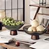 Elegant New Chinese Style Glass Fruit Bowl