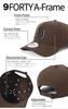 NEW ERA Cap 9Forty MLB SD Walnut 9Forty CS Matte Black Metal Badge Mlb San Diego Padres A-Frame