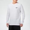 Nike Sportswear Swoosh Casual Crew-Neck Long-Sleeve T-Shirt Men Tops White DA0336-100