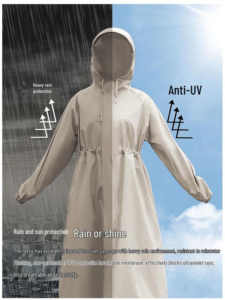 Větruodolné pončo trenčkotu pro celé tělo: Větruodolné, Rychleschnoucí Venkovní Svrchní Oblečení