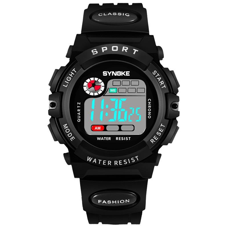 Top Brand New Electronic Watch Sports Waterproof Men's and Women's Students Explosive Watch