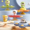 Baby Spinner Toys For Toddlers Bear Hand Fidget Spinner With Suction Cup Sensory