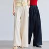 VICTORIA&VERA Women's Cooling Wrinkle-Resistant Lyocell Wide-Leg Casual Pants