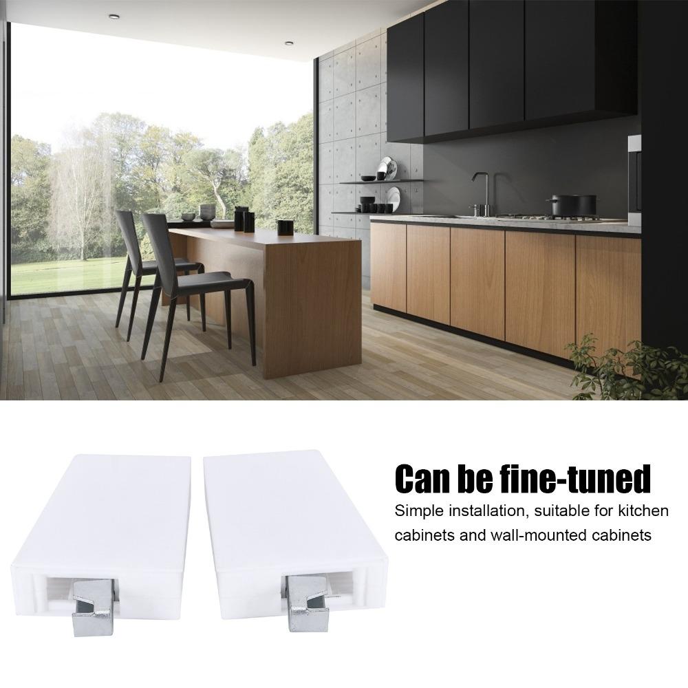 4pcs Sturdy Cabinet Hanger Bracket Adjustable Wall Hanging Bracket Kitchen Cupboard