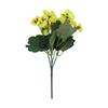 Artificial Flowers Maintenance-Free Flowers 32 Cm Height Artificial Pansies Colorfast Material Easy To Maintain Soft Texture