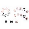 Black and Pink Fake Nails Good Workmanship Natural Appearance for Daily Nails Decoration
