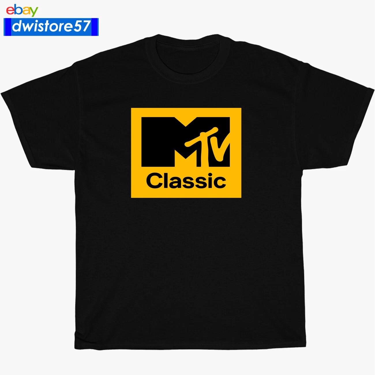 

New T-Shirt MTV Classic Logo Black/Navy/White/Grey T-Shirt S-5XL S