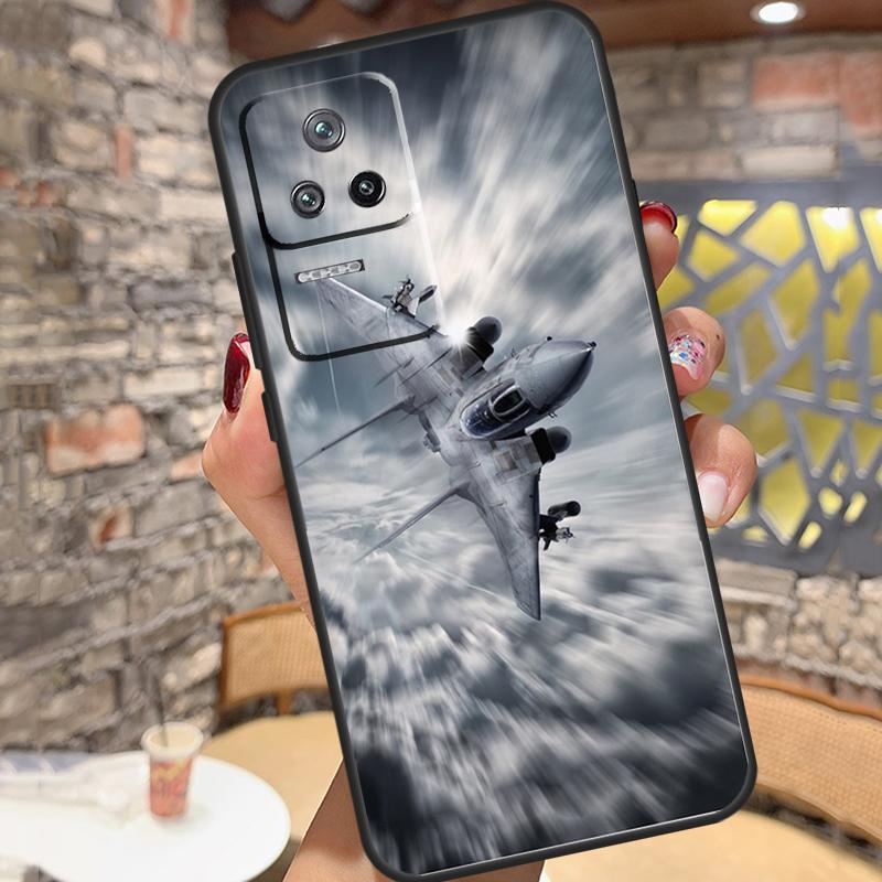 F14 Fighter Tomcat Case For Xiaomi 13 14 15 Ultra 11T 12T 13T 14T Pro POCO X7 Pro X3 X5 X6 M6 F5 F6 Pro Cover
