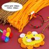 Fenrry 200PCS 4 Color Pipe Cleaners Chenille Stem Set Glitter Craft Pipe Cleaners for Arts and Crafts Xmas Home Decoration